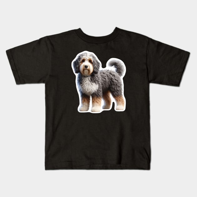 Aussiedoodle Kids T-Shirt by millersye